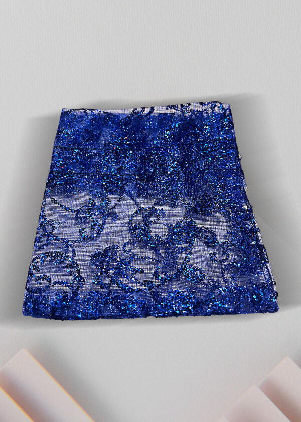 Bolsa azul para joyas