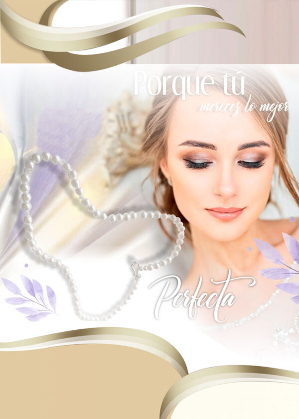 Collar en perla, para boda