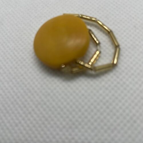 Anillo amarillo dama
