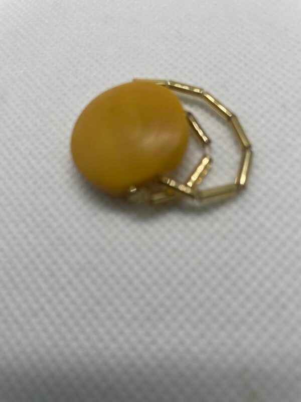 Anillo amarillo dama