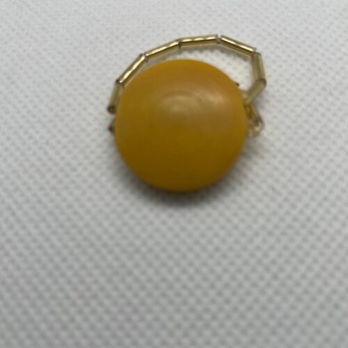 Anillo amarillo dama